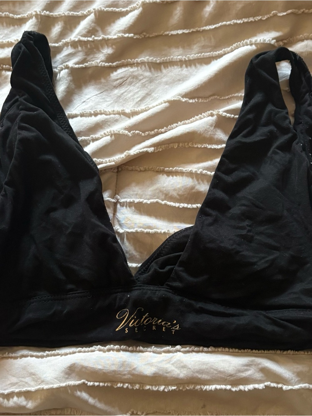 Victoria's Secret Lounge Bralette Bundle of 3 Coquette Soft Bras M/L - Picture 2 of 12